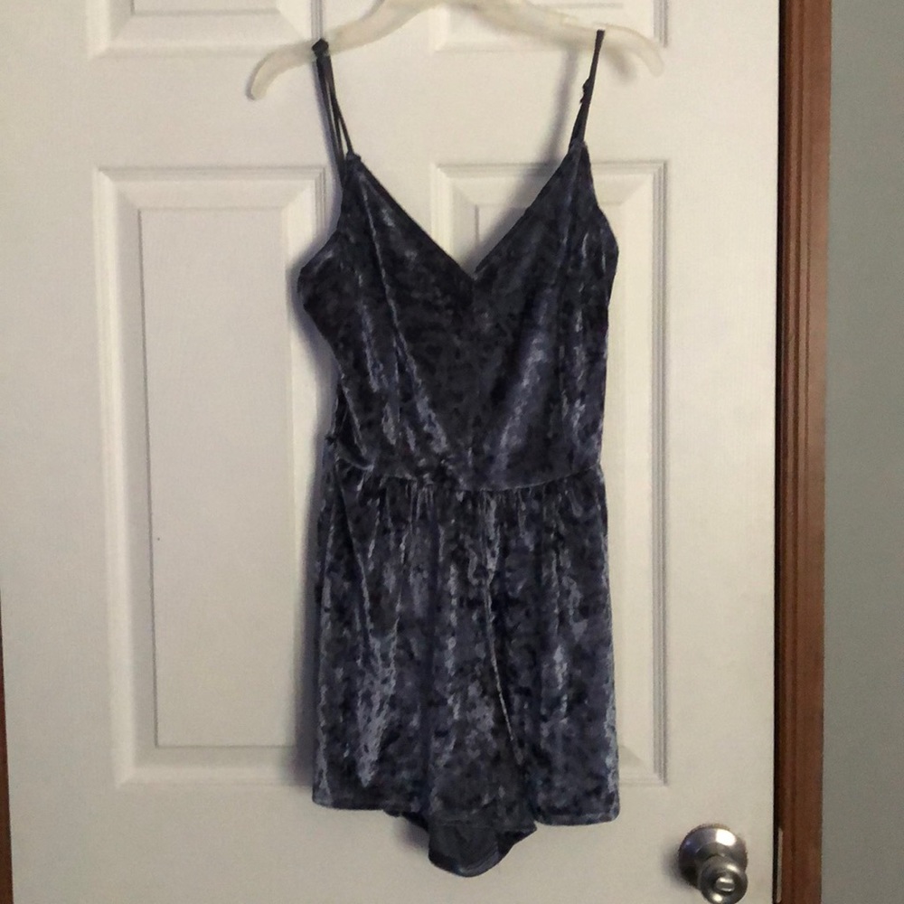 velvet romper